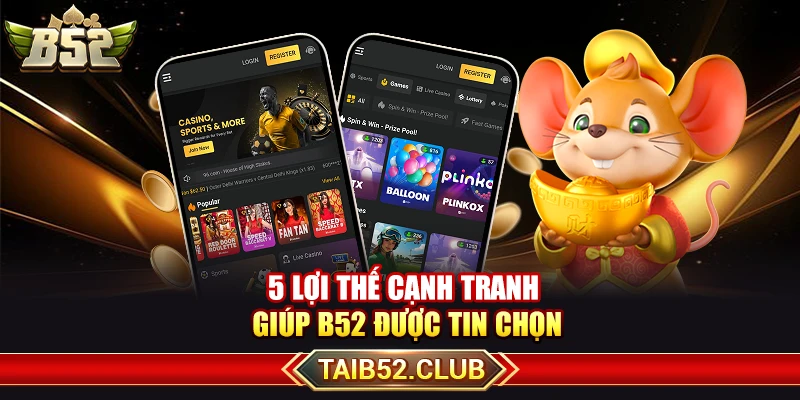 5 lợi thế cạnh tranh giúp B52 được tin chọn